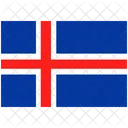 Flag Country Iceland Icon
