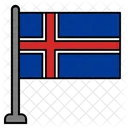 Iceland Country Flag Flag Icon
