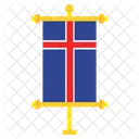 Iceland Country National Icon
