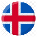 Iceland Icelandic Flag Icon