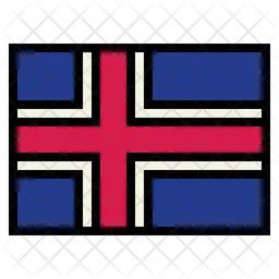 Iceland Flag Flag Icon