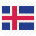 Iceland Flag  Symbol