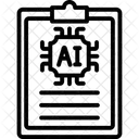Ai Inhaltszeilensymbol Icon