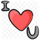 Ich Liebe Dich Liebe Verehre Symbol