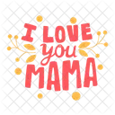 Ich liebe dich Mama  Symbol