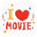 Ich liebe Filme  Symbol