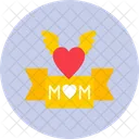 Ich liebe Mama-Banner  Symbol