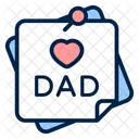 Ich Liebe Papa Vatertag Liebe Symbol