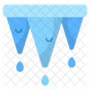 Icicle Melting Defrost Icon