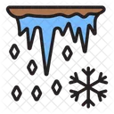 Icicles Ice Winter Icon