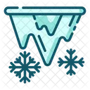 Icicles Spike Of Ice Cold Weather Icon