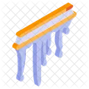 Icicles Winter Roof Icon