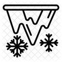 Icicles Spike Of Ice Cold Weather Icon