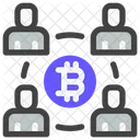 Blockchain Criptomoneda Moneda Digital Icono