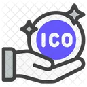 Ico Initial Coin Offering Budget Icon