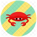 Crab Seafood Animal Icon