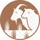 Ziege Lamm Essen Symbol