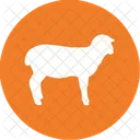 Ziege Lamm Essen Symbol