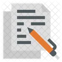Arquivo Contrato Documento Ícone