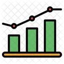 Ícone de gráfico de barras  Ícone