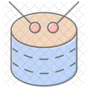 Icone De Cor Linear Festivo Drumroll Icon