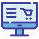 E Commerce Boutique En Ligne Panier Icône