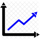 Icone Grafico Crescimento Ícone