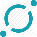 Logotipo Do Icone Icx Criptomoeda Moedas Criptograficas Ícone