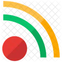 Rss Agregador De Feeds Distribuicao De Conteudo Ícone