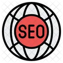 Ícone global de SEO  Ícone