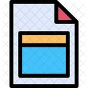 Icono de archivo de diseño  Icono
