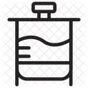 Icono de Biorreactor en estilo de línea  Icono