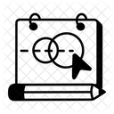 Icono de dibujo en un estilo incompleto  Icono