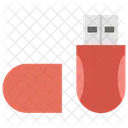 Icono detallado plano USB  Icono