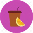 Icono De Jugo De Naranja Icono De Naranja Rodaja De Naranja Icono