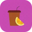 Icono De Jugo De Naranja Icono