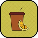 Icono De Jugo De Naranja Icono