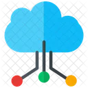 Nube Computacion En La Nube Almacenamiento De Datos Icon