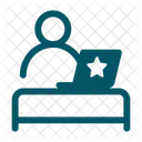 Persona Ordenador Portatil Ordenador Icon