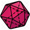 Icosahedron Geometric Shape Icon