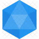 Icosahedron Shapes Icon