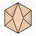 Icosahedron Shape Figure Icon