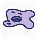 Icy Pond Ice Skating Equipment Winter Pastime Icon