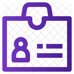Id Icon - Download in Gradient Style