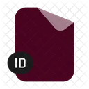 Id Adobe In Design Format Dokument Symbol