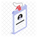 ID、カード、身分証明書 アイコン