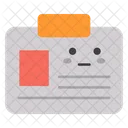 Id Badge Badge Emoji Emoticon Icon
