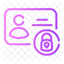 Id Card Personal Pass Icon