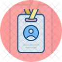 Badge Card Employee Icon