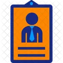 Id Card Employee Icon